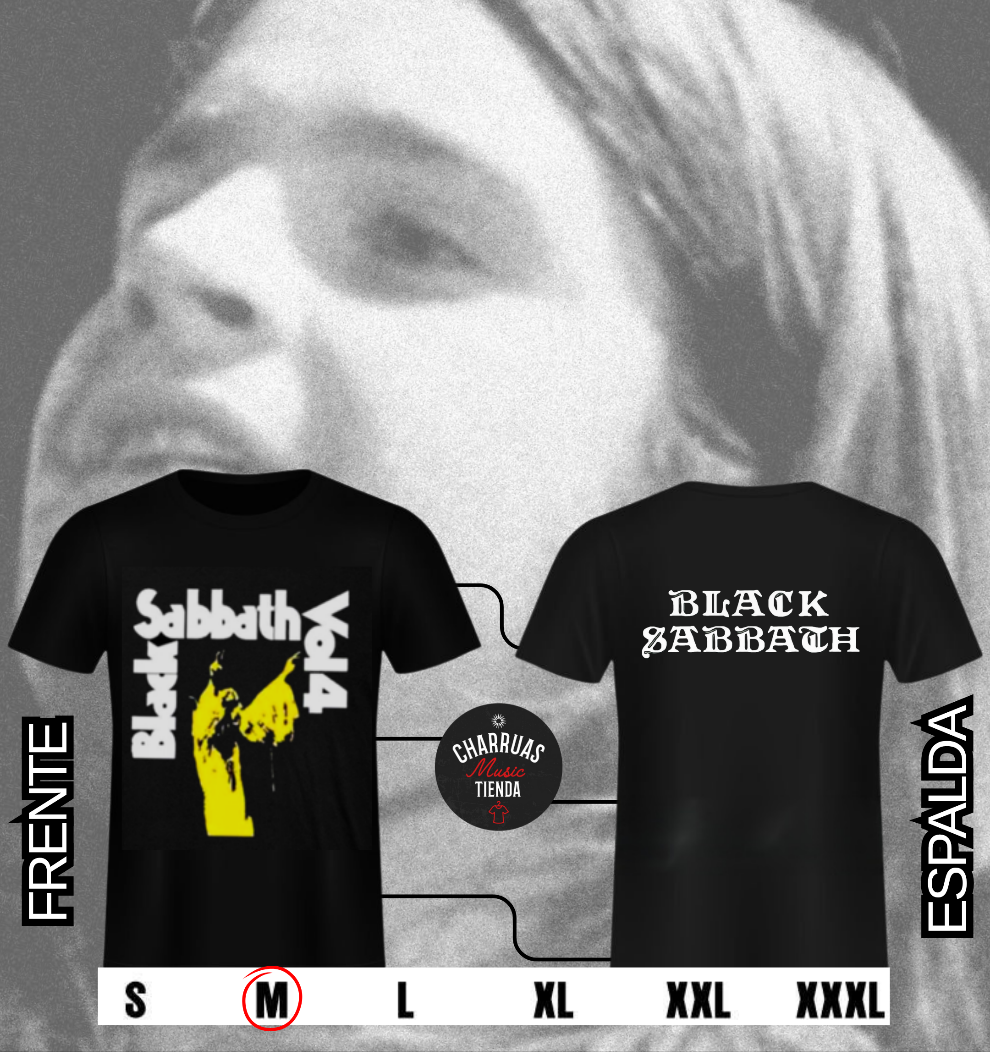 REMERA BLACK SABBATH  VOL 4