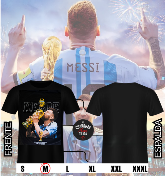 REMERA LEONEL MESSI WORLD CUP 2022