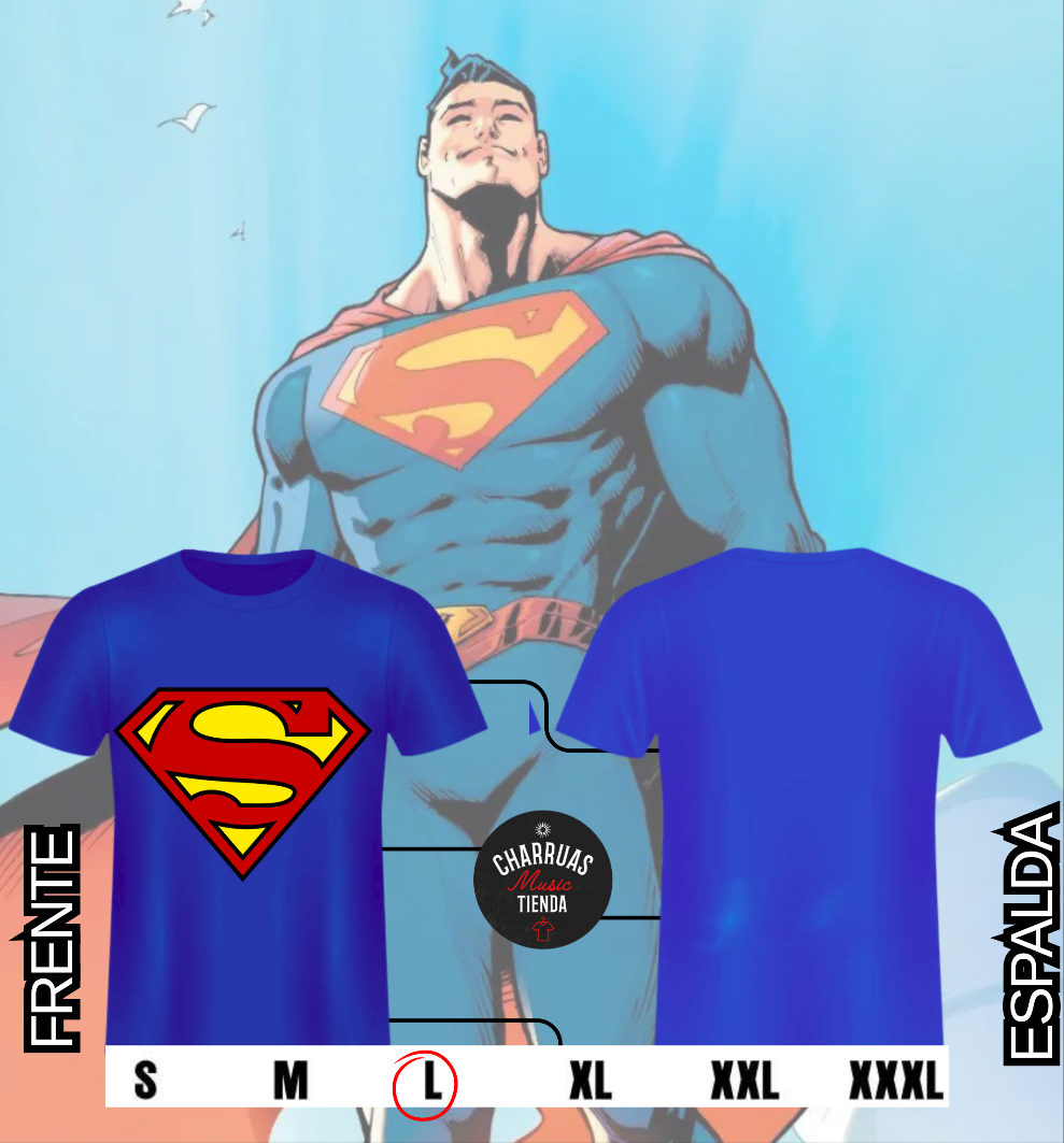 REMERA SUPERMAN LOGO